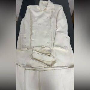 Aggi Halewski Tilda Coat Off White Size 40